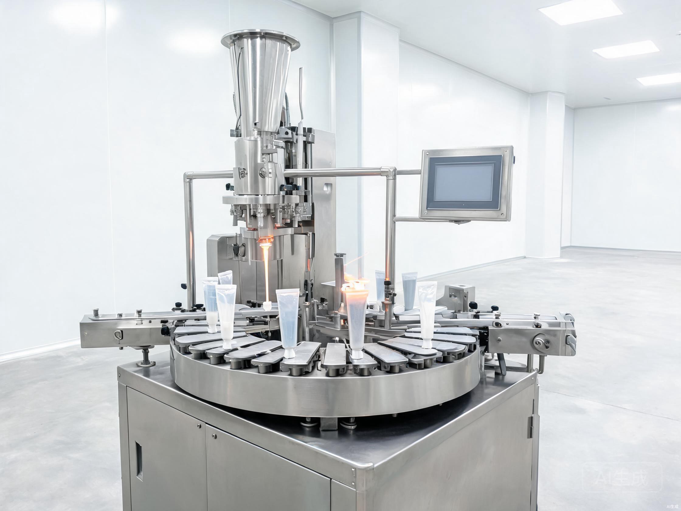 Paste Filling & Tube Sealing Machine