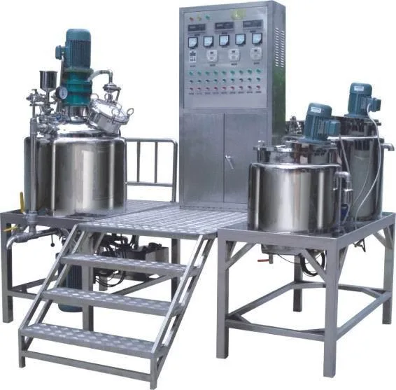 Vacuum homogenizing emulsifier